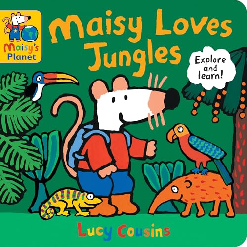 [9781529523096] Maisy Loves Jungles: A Maisy's Planet Book (Board)