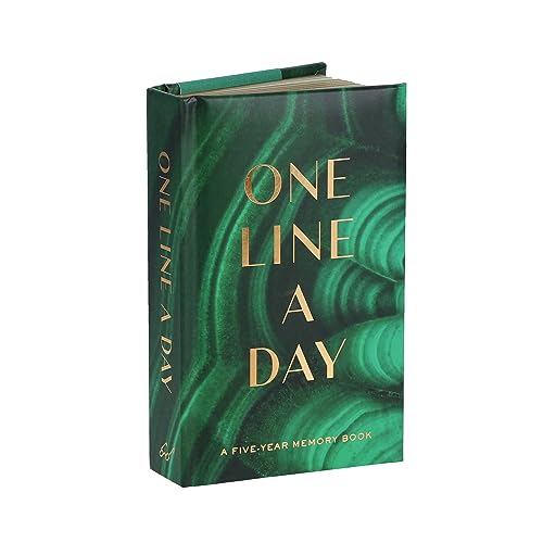 [9781797225494] Malachite Green One Line a Day: A Five-Year Memory Book