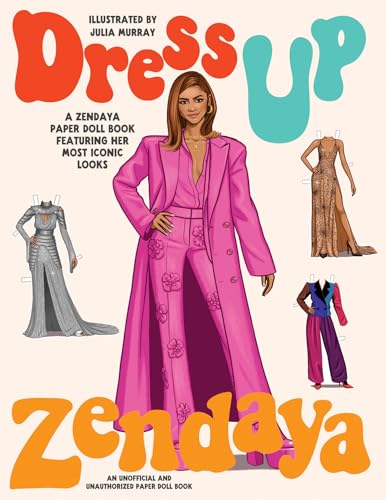 [9781923239067] Dress Up Zendaya: A Zendaya paper doll book featuring her most iconic looks