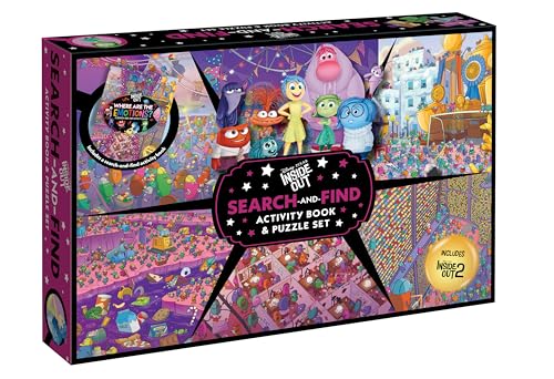 [9781761646584] Inside Out 2: Search-and-Find Activity Book and Puzzle Set (Disney: 200 Pieces)