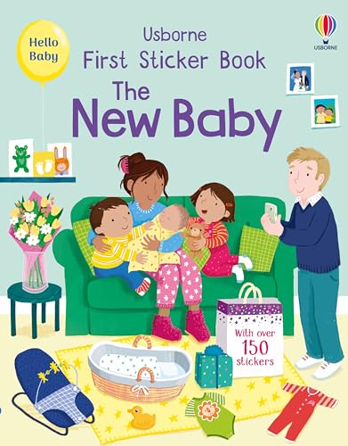 [9781805070696] The New Baby (First Sticker Book)