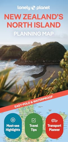 [9781788688451] Lonely Planet New Zealand's North Island Planning Map