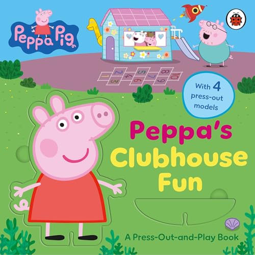 [9780241727874] Peppa Pig: Peppa's Clubhouse Fun: A Press-Out-and-Play Book