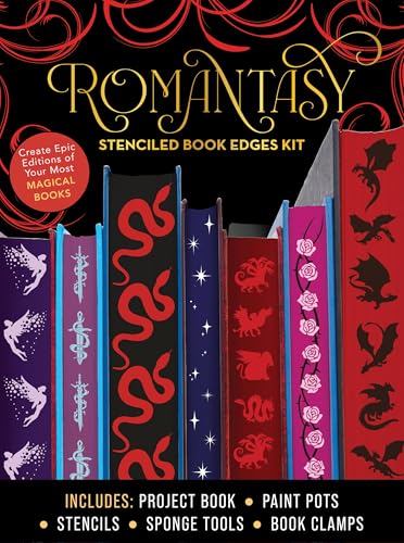 [9780785847786] Romantasy Stenciled Book Edges Kit: Create Epic Editions of Your Most Magical Books
