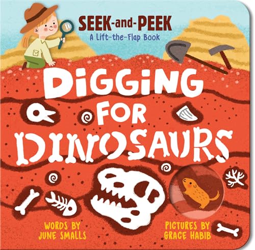 [9781728296586] Digging for Dinosaurs (Board with Flaps)
