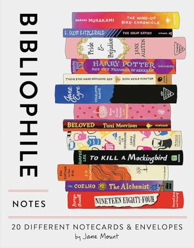 [9781452167244] Bibliophile Notes: 20 Different Notecards & Envelopes (Notecards for Book Lovers, Illustrated Notecards, Stationery)