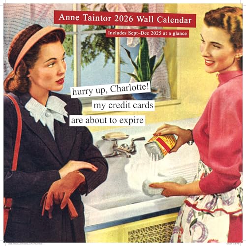 [9781797234144] Anne Taintor 2026 Wall Calendar