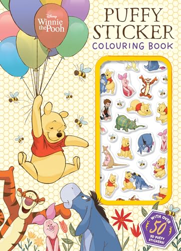 [9781761642517] Winnie The Pooh: Puffy Sticker Colouring Book (Disney)