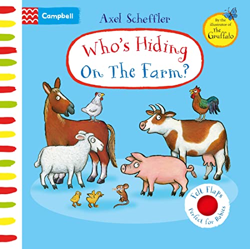 [9781529084702] Who's Hiding On The Farm?: A Felt Flaps Book