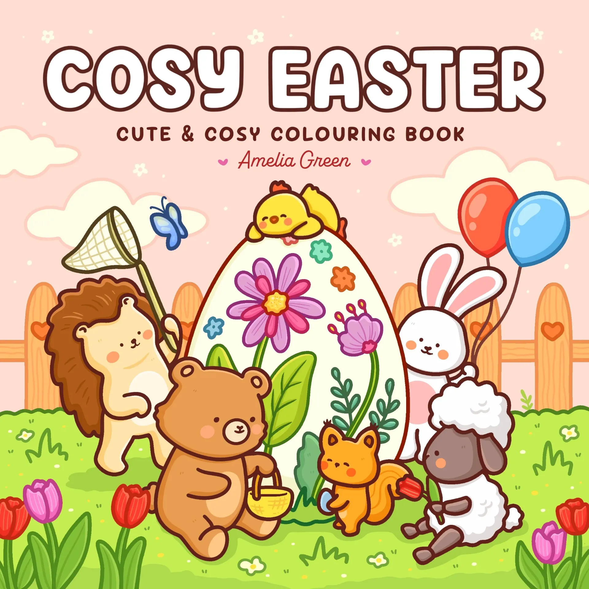 [9781761359873] Cosy Easter Colouring Book