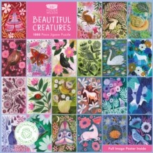 [9781835625880] Adult Sustainable Jigsaw Puzzle Lee Foster-Wilson: Beautiful Creatures : 1000-pieces. Ethical, Sustainable, Earth-friendly