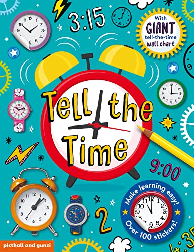[9781912646197] Tell the Time Sticker Book